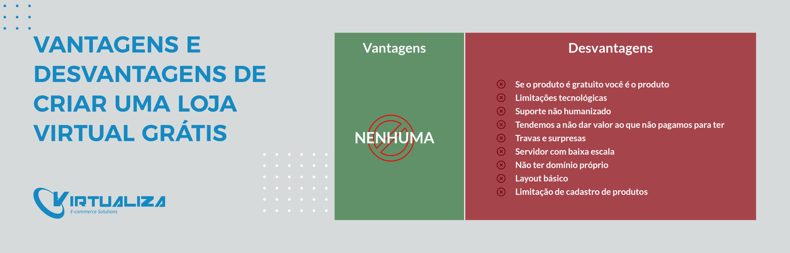 Vantagens e Desvantagens de Criar uma Loja Virtual Grátis